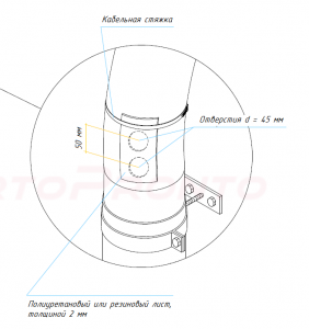 Воздушный клапан для монтажа на трубу